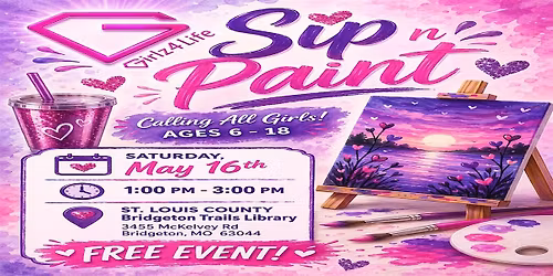 Girlz 4 Life Sip N Paint Party