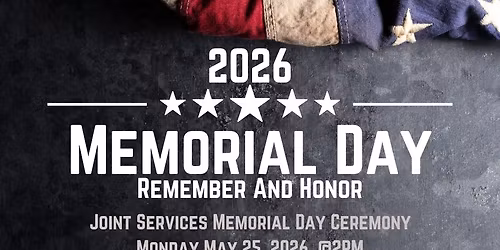 Joint Services Memorial Day Ceremony