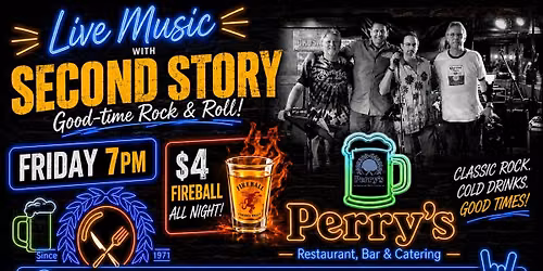 \ud83c\udfb8 Second Story Live at Perry\u2019s! \ud83c\udfb8
