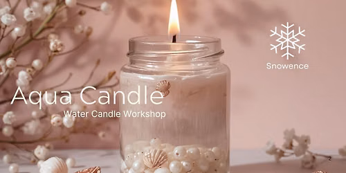 Aqua candle