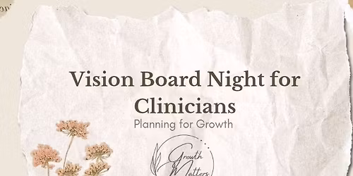 Vision Board Night for Therapists