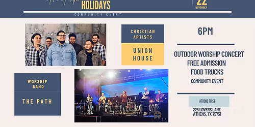 Home For The Holidays Outdoor Worship Concert