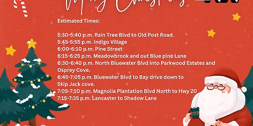 Santa Through the District