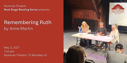 Dramatic Reading: Remembering Ruth by Anne Martin