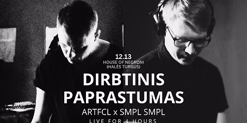 Dirbtinis Paprastumas || Dark Disco, Techno, Garage