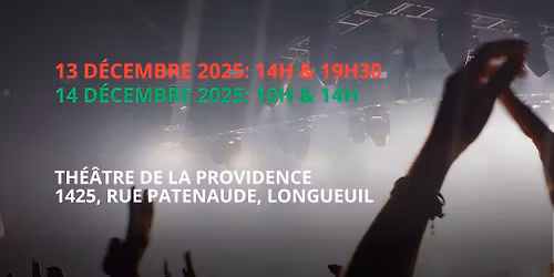 Spectacles de d\u00e9cembre 2025