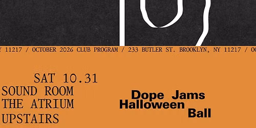 Dope Jams Halloween Ball