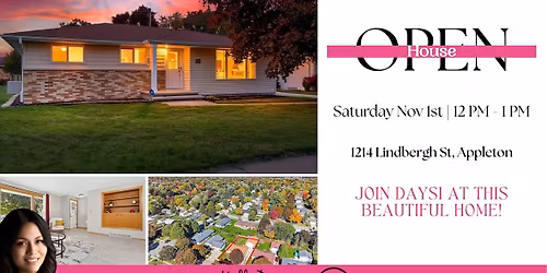 Open House - 1214 E Lindbergh St, Appleton
