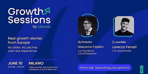 Growth Sessions by iubenda | Milan 10.6