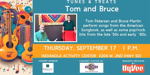 Tunes & Treats: Tom and Bruce