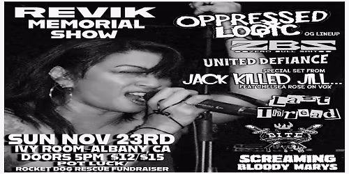 Potluck sign up sheet for Revik's Memorial Show