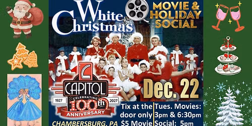 WHITE CHRISTMAS MOVIE & HOLIDAY SOCIAL