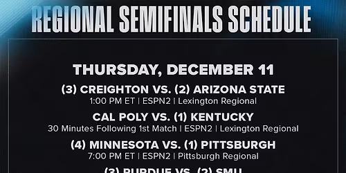 NCAA Womens Volleyball Tournament Austin - Regional Finals at Gregory Gym