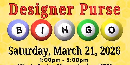 Bee a Rae of Sunshine Designer Purse Bingo-2026