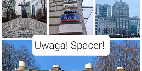 Trzy place w centrum Warszawy.