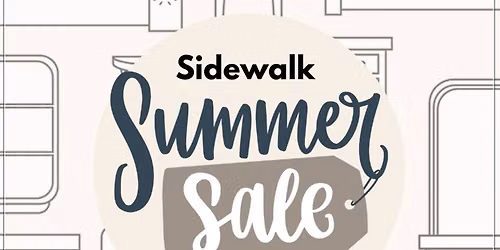 Sidewalk Summer Sale at Wisteria House 