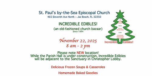 Incredible Edibles Church Bazaar