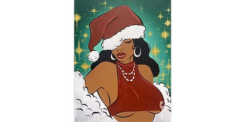 A Pouty Lipped Sultry Little Santa Claus - Paint and Sip in Houston | Classpop!\u2122