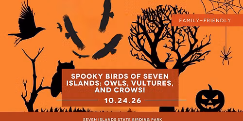 Spooky Birds of Seven Islands: Owls, Vultures, and Crows!