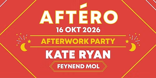 Aft\u00e9ro Afterwork 2026 - KATE RYAN