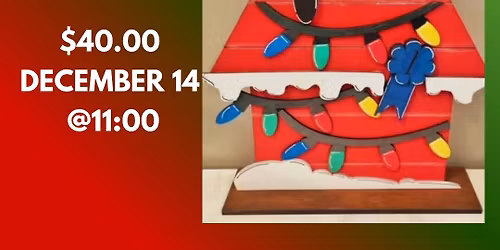 Snoopy Christmas Craft