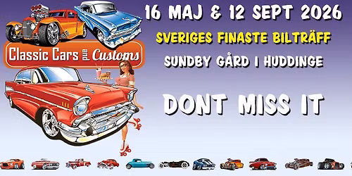 Classic Cars and Customs V\u00e5rtr\u00e4ff 16 maj