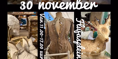 Brocante markt Venlo in kerstsfeer