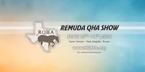 Remuda QHA Horse Show