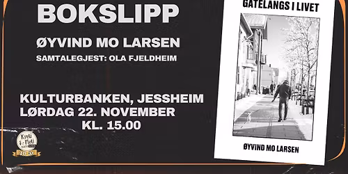 Bokslipp MO LARSEN \/\/ Kulturbanken Ettermiddag