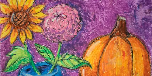 Art Class: Fall Harvest Drawings