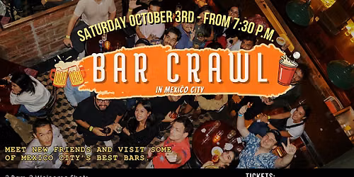 Bar Crawl in Mexico City! (Roma/Condesa)