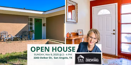 OPEN HOUSE @ 2202 Delker Dr, San Angelo, TX