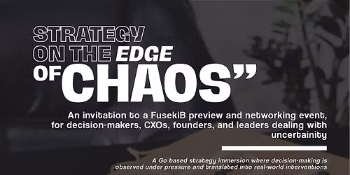 Strategy on the edge of chaos