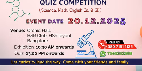 NEUROTHON Science-Math Exhibition & Quiz Competition