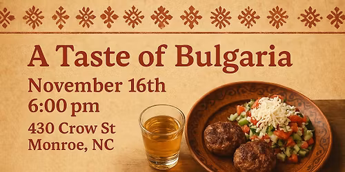 A Taste of Bulgaria