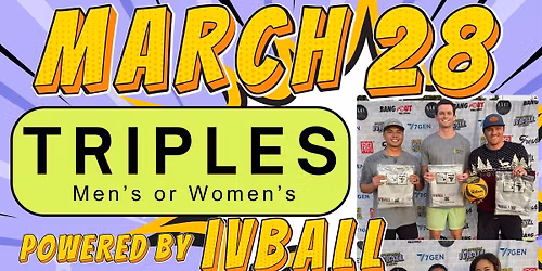 IvBALL Grass March 28 Triples M\/W