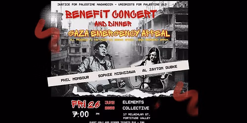 Gaza Emergency Appeal - Benefit Concert\/Dinner