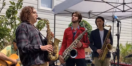 Jazz Jam in the garden -at Hayes Valley  Art Works