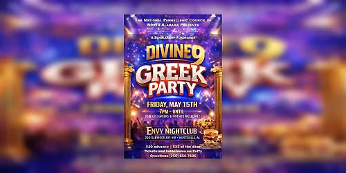 Divine 9 Greek Party