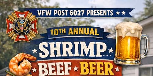 10th Annual Shrimp, Beef, and Beer