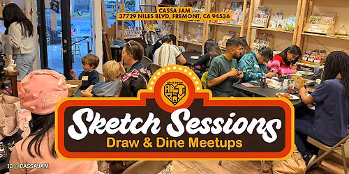 Dine and Draw Meetup - July 17th | Fremont | Sketch Sessions