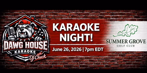 Karaoke Night at Summergrove Golf Club