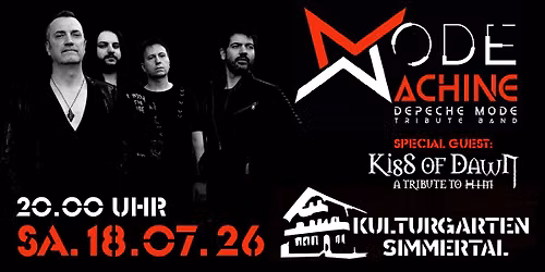 Depeche Mode Tribute \u2013 Mode Machine + Kiss of Dawn \u2013 a tribute to HIM