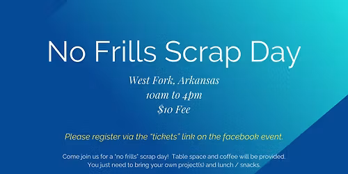 No Frills Scrap Day - November