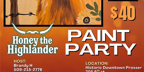 Fall Highlander Sip & Paint