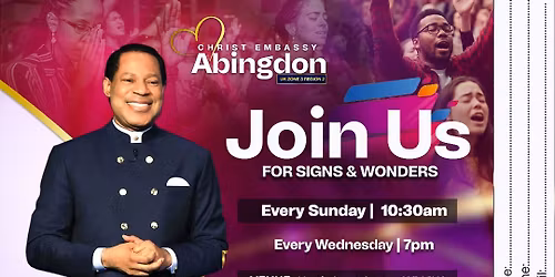 Start your journey with Christ this Sunday @ Christ Embassy Abingdon