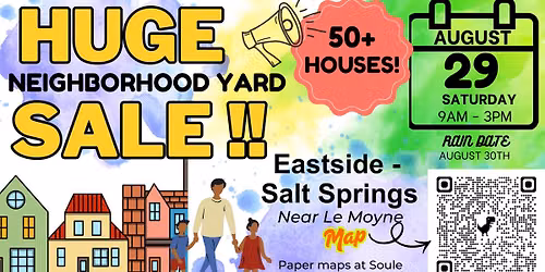2nd Annual Salt Springs Neighborhood Yard Sale! 