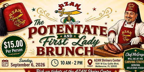  Potentate and First Lady Brunch