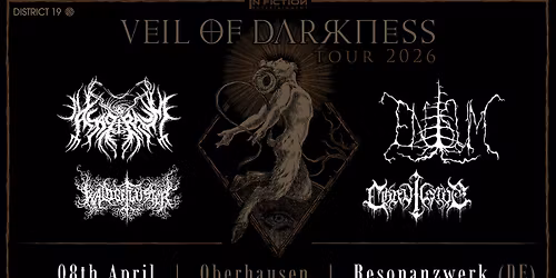 "Veil Of Darkness" - Tour 2026 - ASAGRAUM | ENISUM | WALDGEFL\u00dcSTER | CONVICTIVE