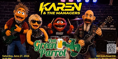 Karen & the Managers at The Green Parrot